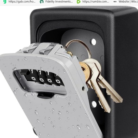 Metal Hide A Key Lock Box - Strong And Awesome Drawer 4 - Picture 1 of 6